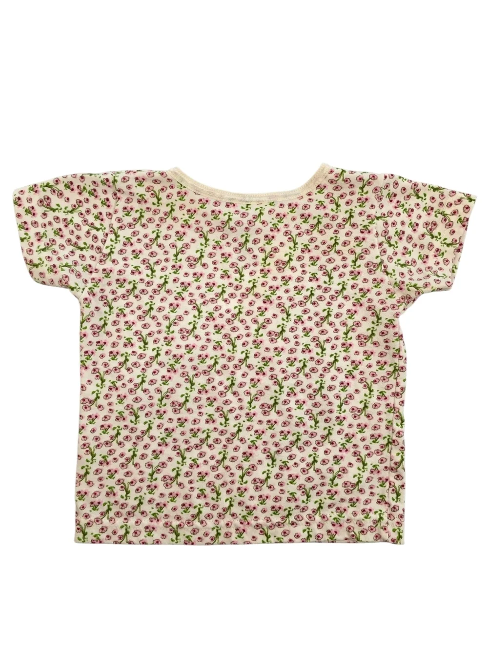 Carter’s John Lennon Yoko Ono Baby Bubble Romper Set Floral Pink 3-6M Vtg 1999